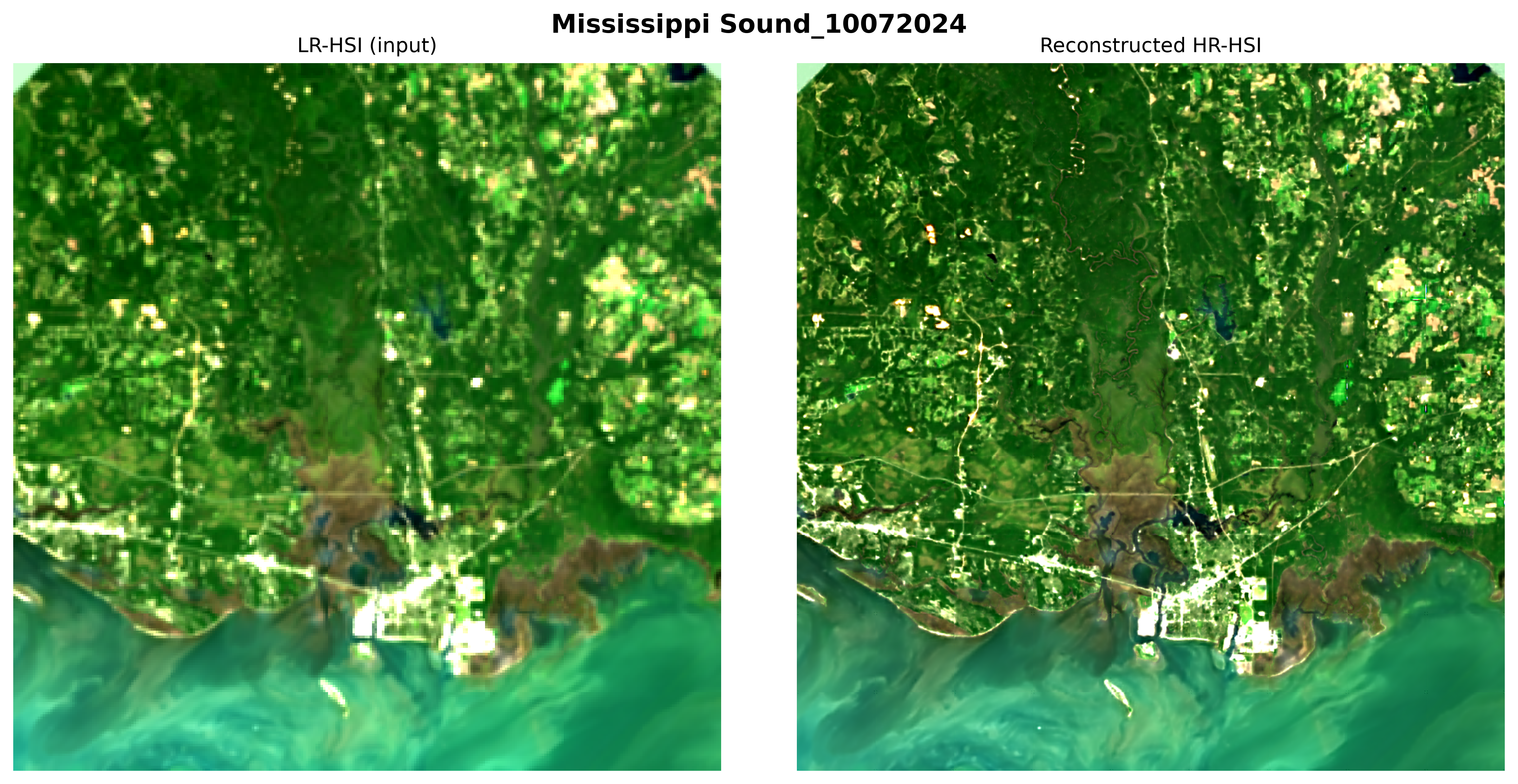NASA HSI-MSI fusion and super-resolution showcase